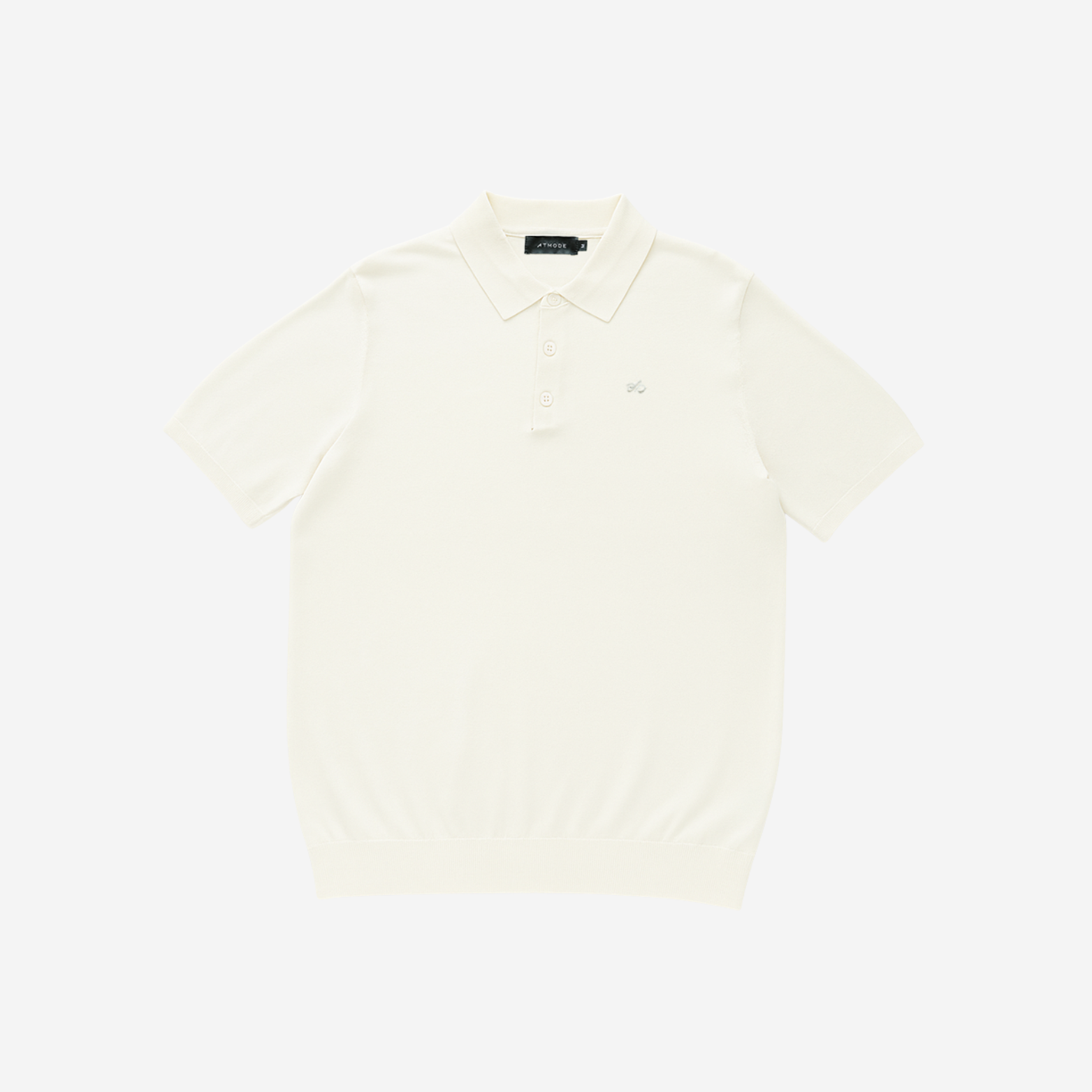 ATMODE — Signature Logo Knit Polo Top