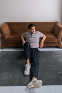 ATMODE — Signature Logo Knit Polo Top