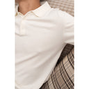 ATMODE — Signature Logo Knit Polo Top